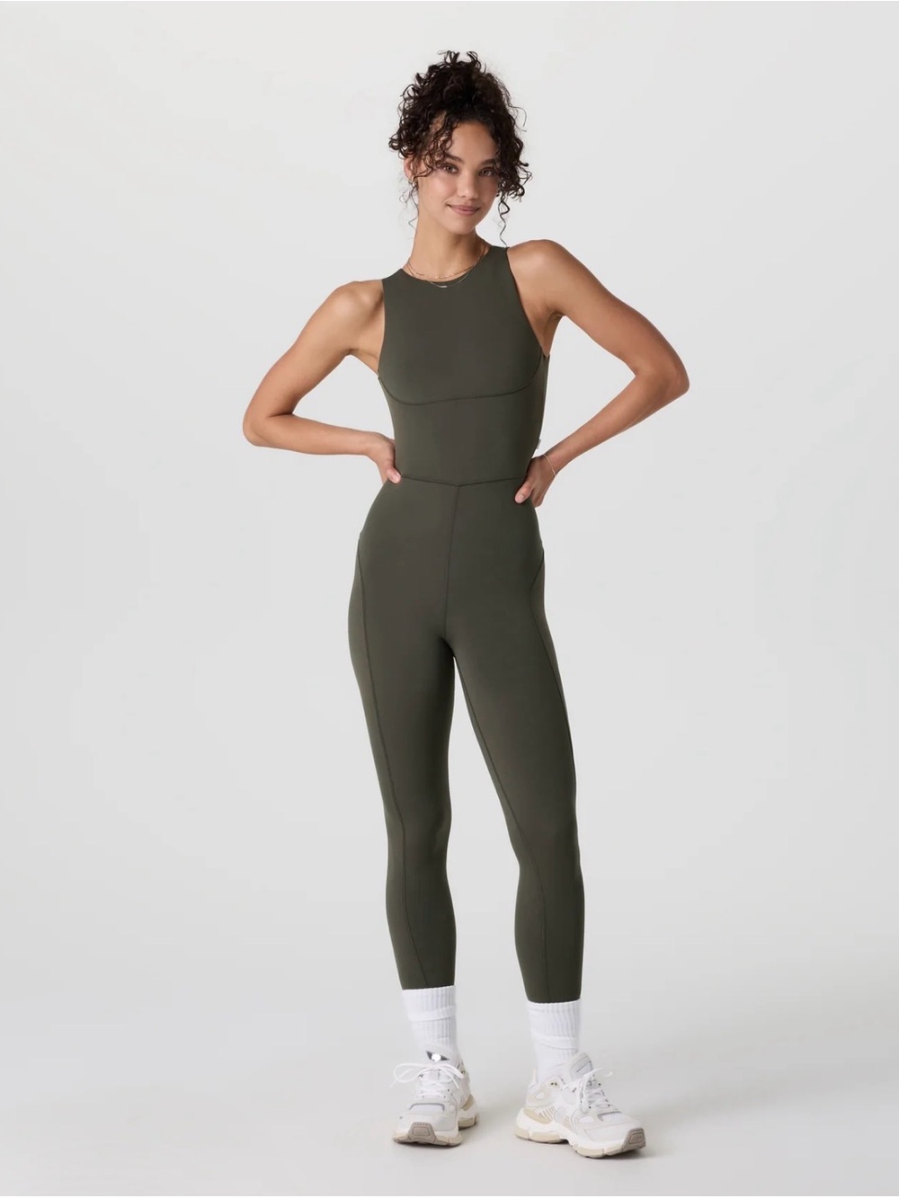 Vuori AllTheFeels Jumpsuit in Kale